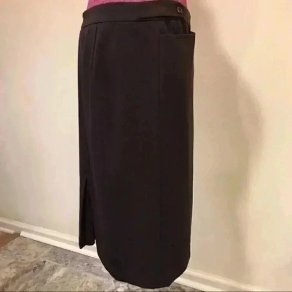 Alyx Womens Brown Pencil Skirt With Pockets Sz 8 - Picture 3 of 9